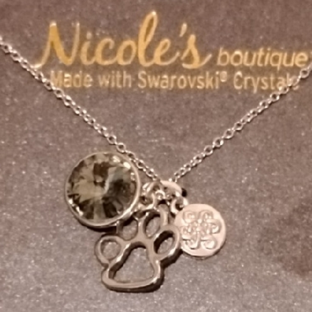 ⭐Nicole's Silver Paw Pendant Necklace